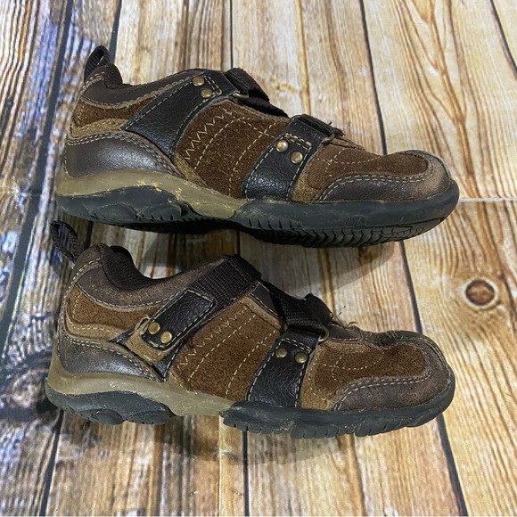 Sperry Hayden Z Brown Suede Z Strap Shoes Size Little Boy 9 M - Picture 3 of 5